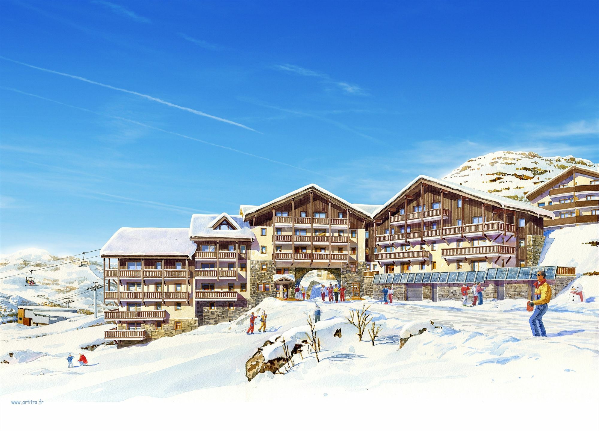 Residence Montana Plein Sud Val Thorens Dış mekan fotoğraf